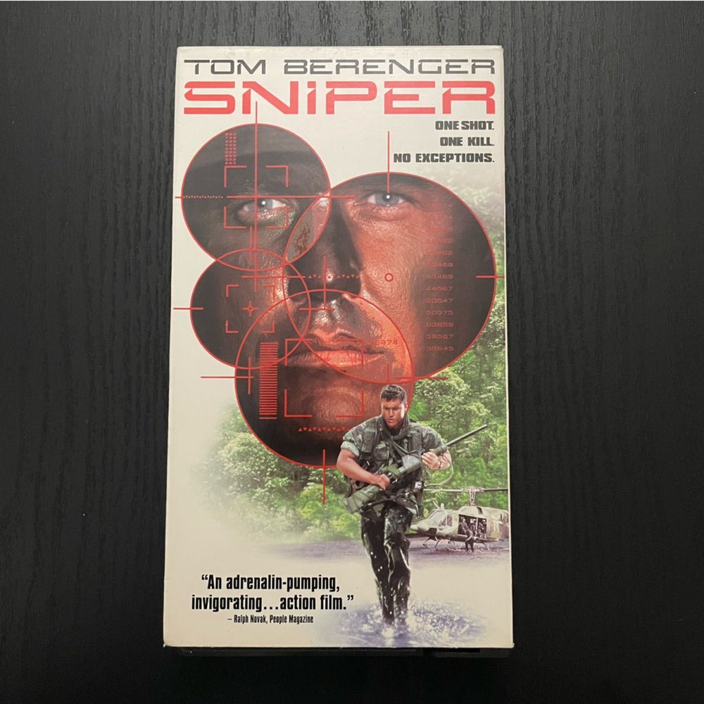 Sniper VHS Movie